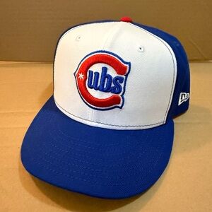New Era Chicago Cubs Alternate Fitted On Field Hat - High Crown Style - 7 3/4